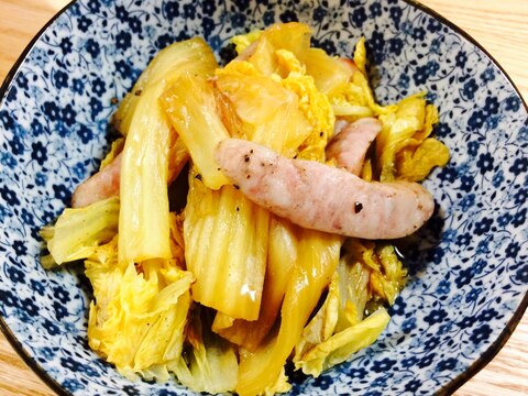 【ガサツ料理】ハーブ香る白菜とソーセージの重ね煮